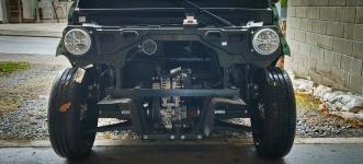 Fiat Topolino unter der Verkleidung vorne