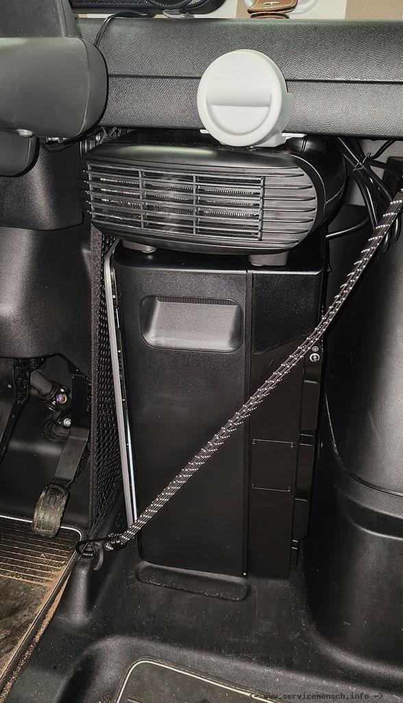 Topolino im Winter / Zusatzheitzung